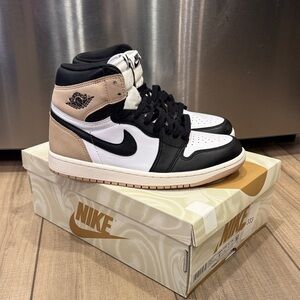 Brand New Women’s 8.5 Air Jordan’s Nike Sneakers in Black, White, and Tan